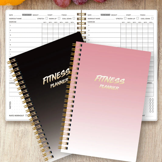 1Pc Fitness Plan Book Suitable for Women and Men, Training Log, Daily Health and Health Diary, Fitness Progress Tracker